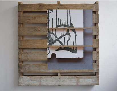 Palette mit Fragment, 2013